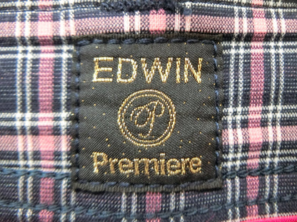 EDWIN GOLF(エドウィンゴルフ) パンツ ピンク紺チェック レディース 11 S