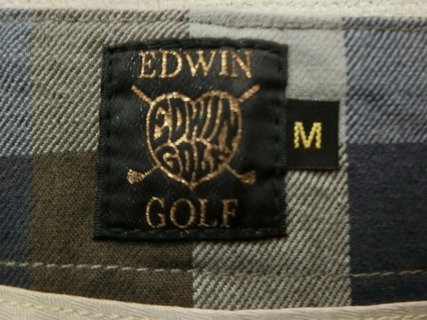 EDWIN GOLF(エドウィンゴルフ) スカート 茶紺チェック柄 レディース M S