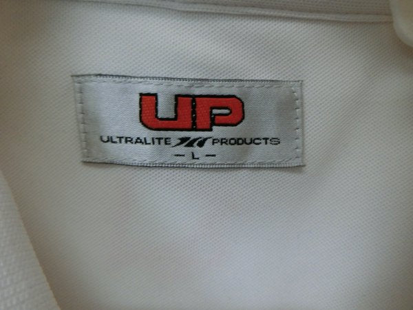 ULTRALITE PRODUCTS ポロシャツ 白 メンズ L UPG-5006 N