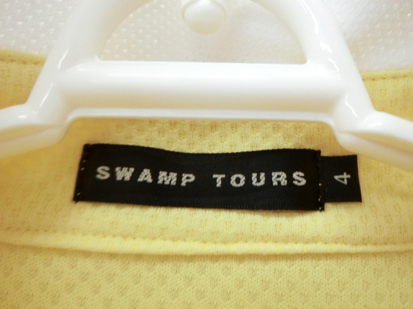 SWAMP TOURS(スワンプツアーズ) ハーフジップシャツ 黄 レディース 4 A