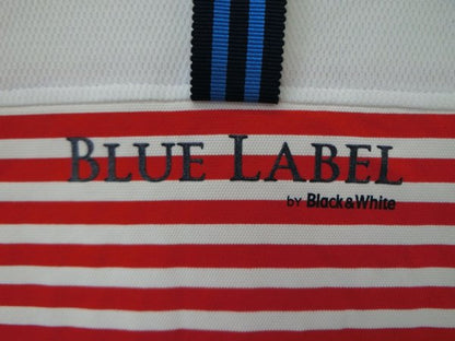 Black&White(ブラック&ホワイト) ワンピース 白赤ボーダー レディース 2 3015LS/QH N