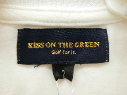 KISS ON THE GREEN(キスオンザグリーン) ポロシャツ 白 レディース 2 B