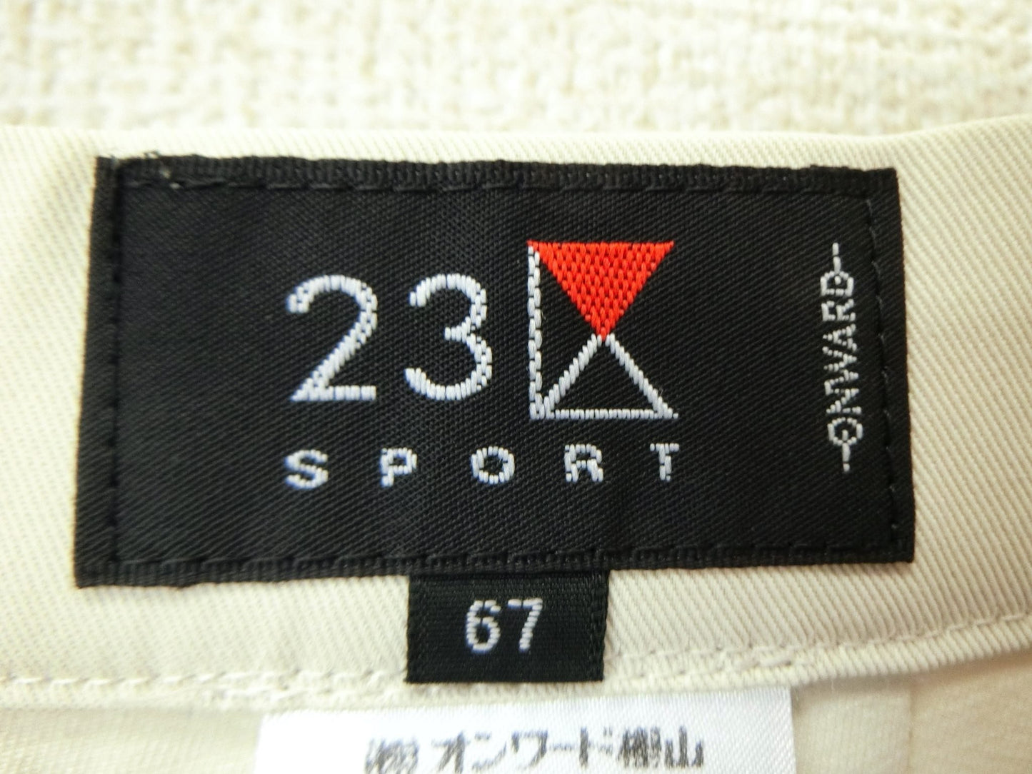 23区 SPORT(23区スポーツ) ハーフパンツ ベージュ レディース 67 B