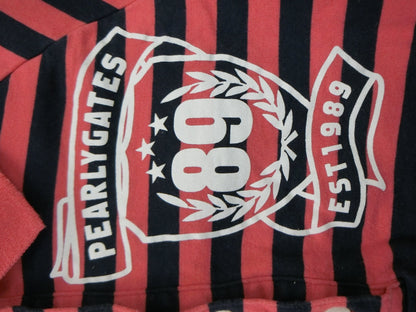 PEARLY GATES(パーリーゲイツ) ポロシャツ ピンク紺 レディース 0 B