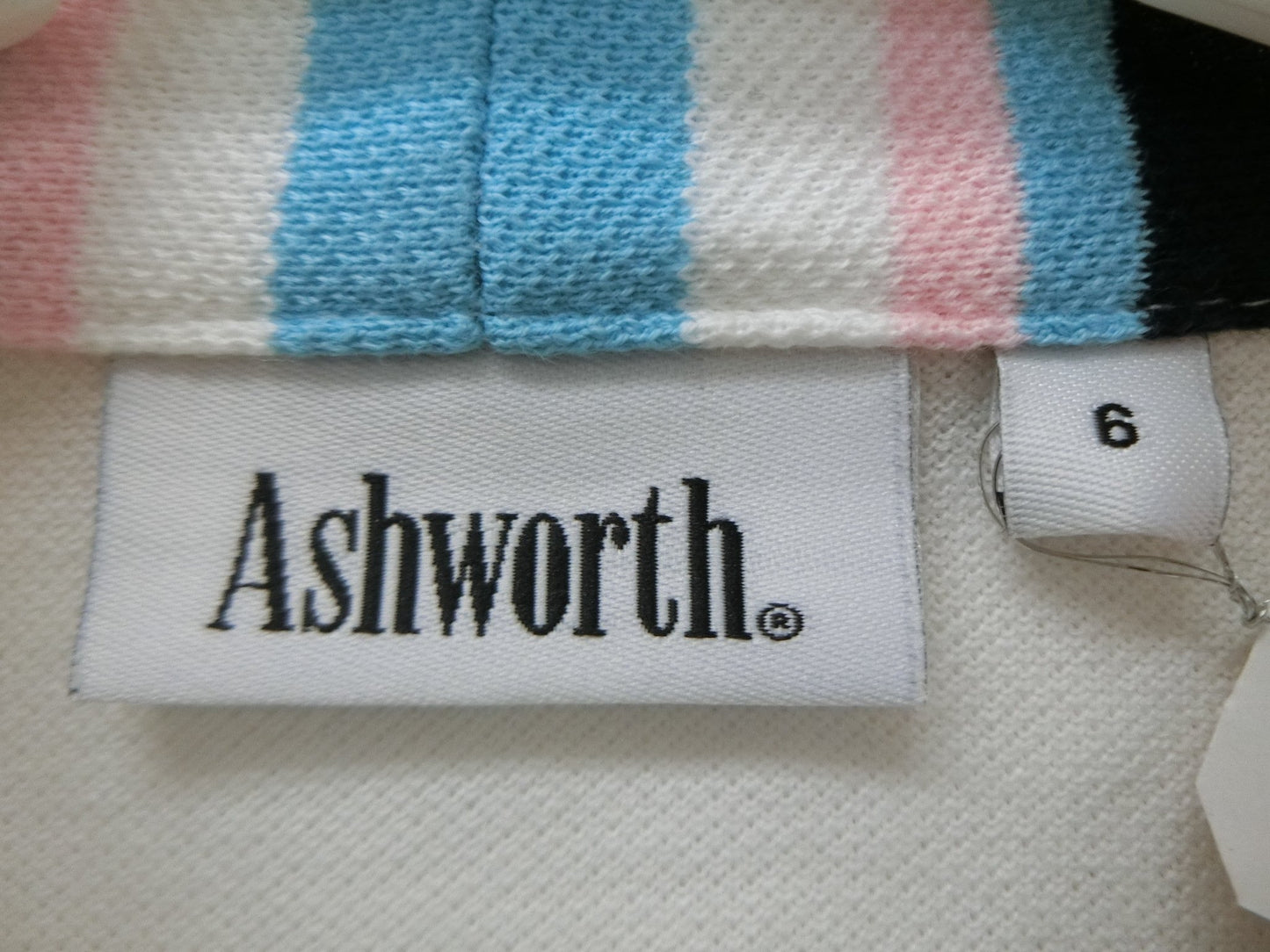 Ashworth(アシュワース) ポロシャツ 白 メンズ 6 B