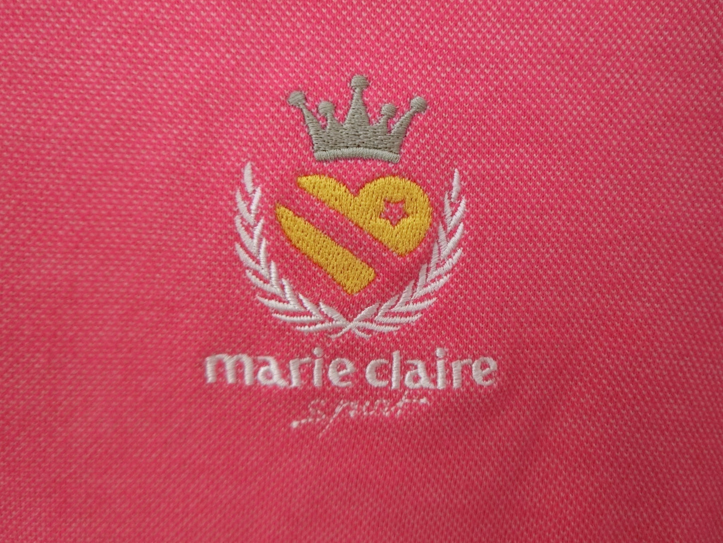 marie claire sport(マリ・クレール・スポーツ) ポロシャツ ピンク レディース M A