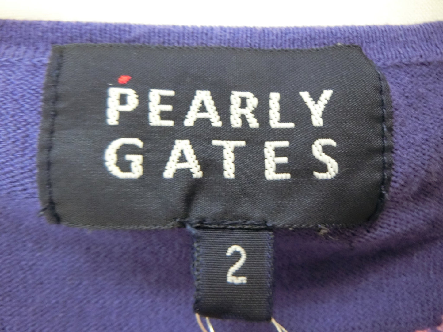 PEARLY GATES(パーリーゲイツ) アンダーシャツ 紫ピンク レディース 2 C