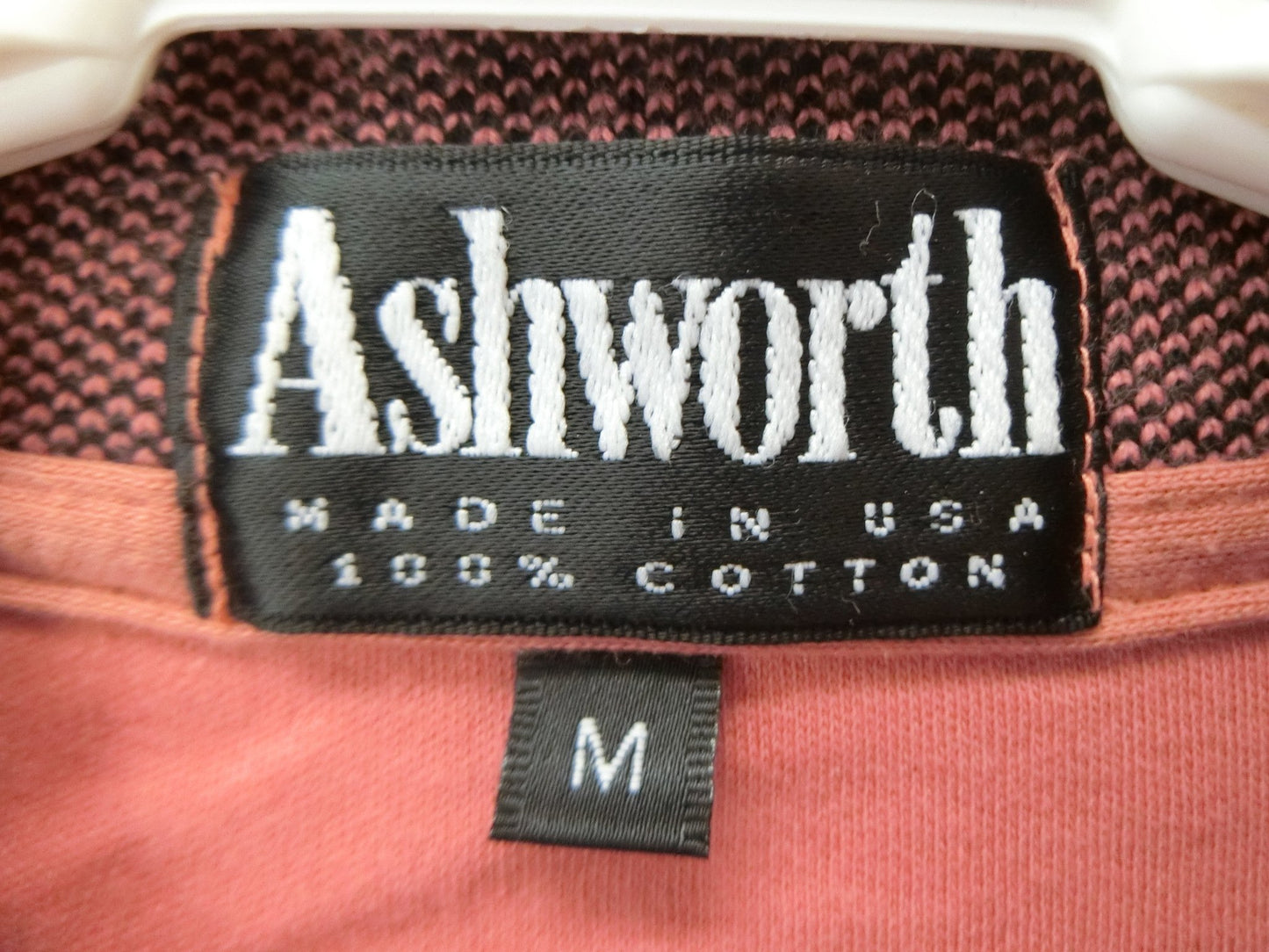 Ashworth(アシュワース) ポロシャツ 赤 メンズ M B