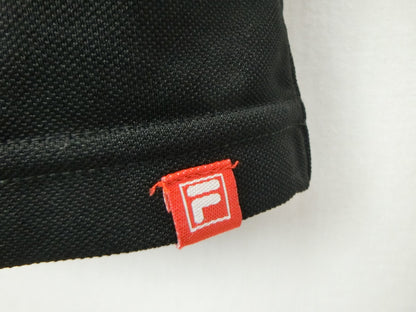 FILA GOLF(フィラゴルフ) ポロシャツ 黒 レディース M B