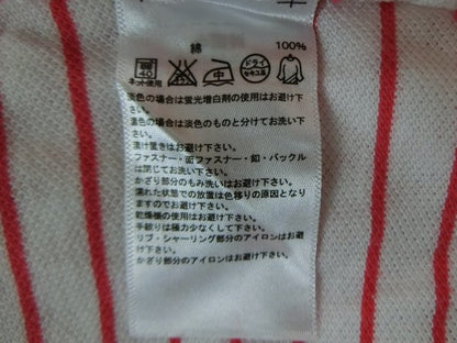 adidas(アディダス) ポロシャツ 白ピンクボーダー レディース OT A