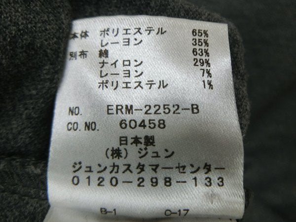 Jun and Rope(ジュン アンド ロペ) ポロシャツ グレー レディース S A