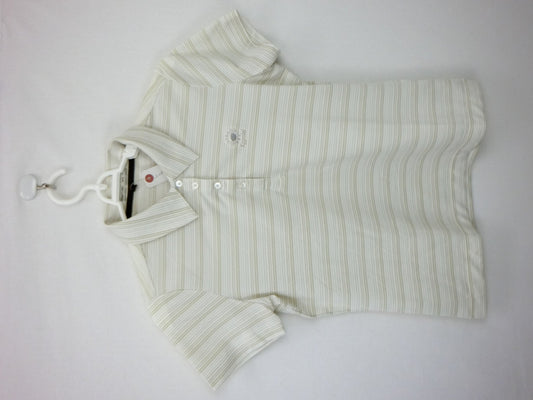 NIKE GOLF(ナイキゴルフ) ポロシャツ ベージュボーダー レディース S A