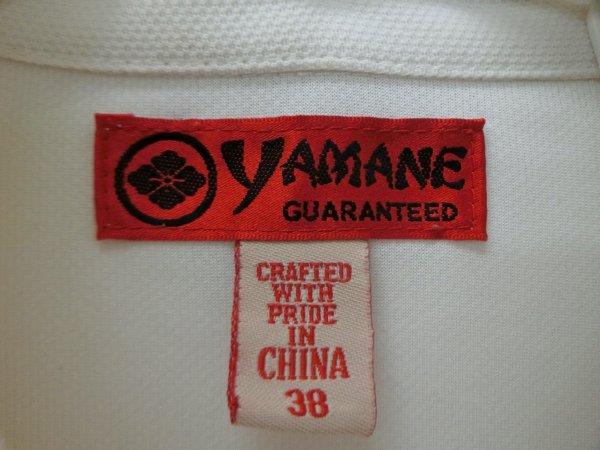 YAMANE GUARANTEED ポロシャツ 白 メンズ 38 B