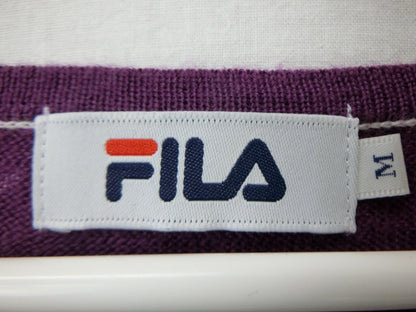 FILA GOLF(フィラゴルフ) ポロシャツ グレー紫 レディース M A