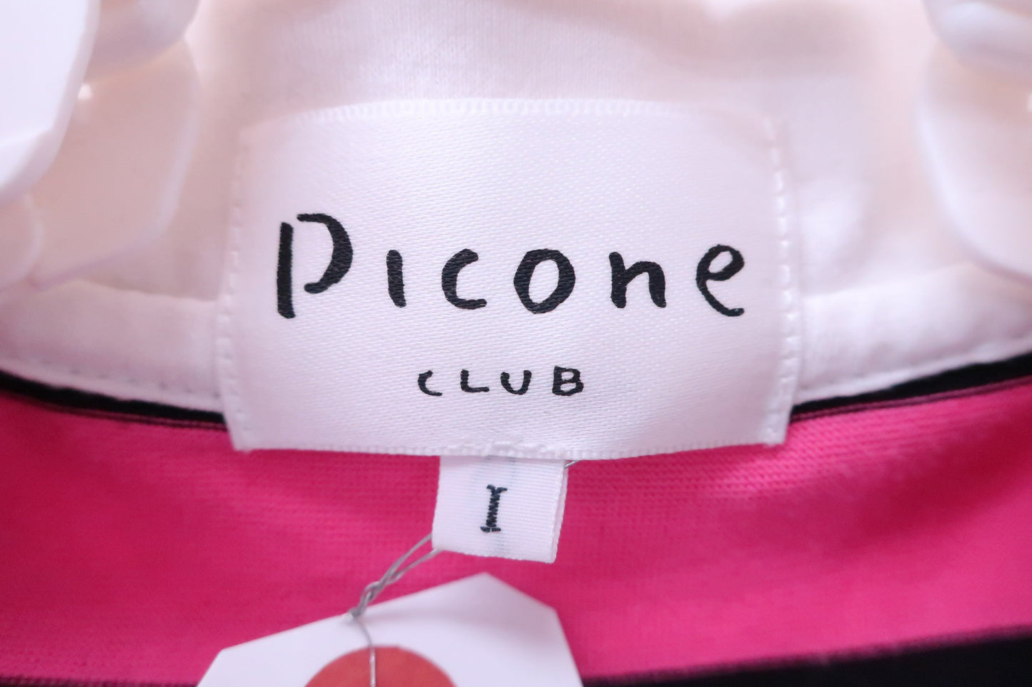 PICONE CLUB(ピコネクラブ) ポロシャツ カラフルボーダー柄 レディース 1 C