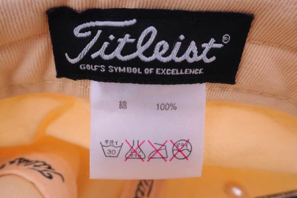 Titleist(タイトリスト) キャップ 黄 メンズ フリーサイズ B