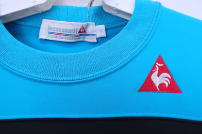 le coq sportif(ルコックスポルティフ) トレーナー 青黒 レディース S B