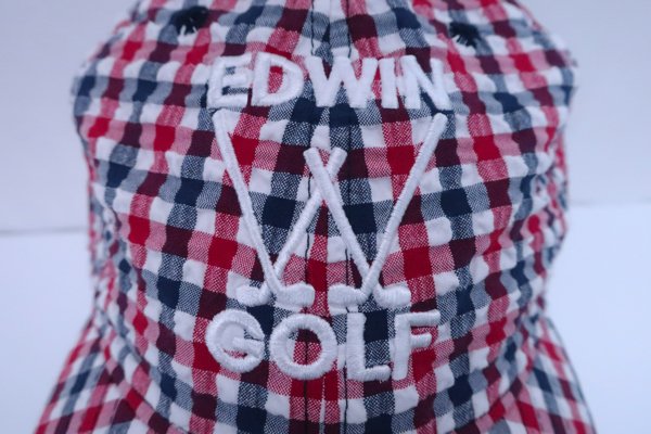 EDWIN GOLF(エドウィンゴルフ) キャップ チェック柄 レディース フリーサイズ B