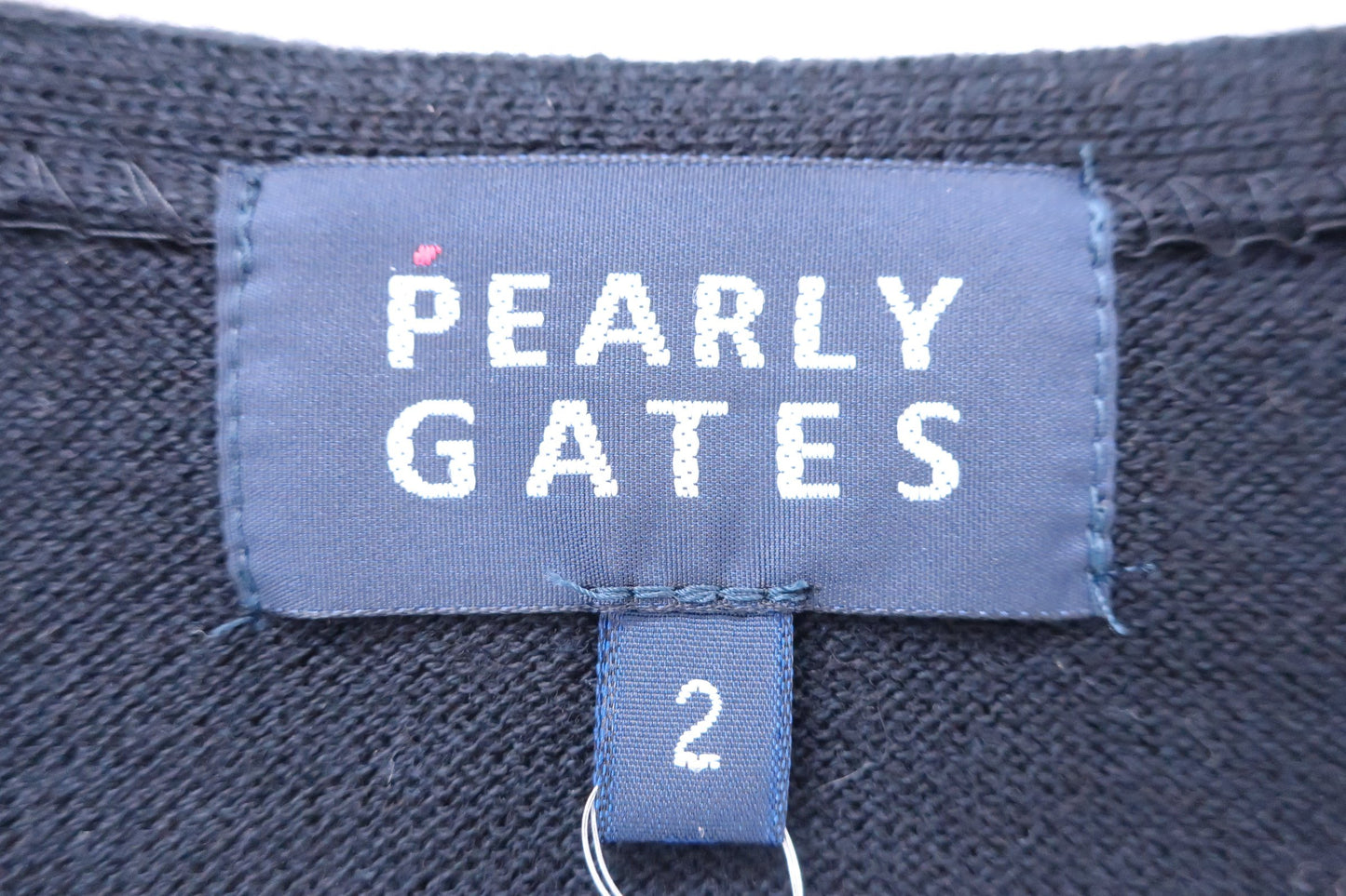 PEARLY GATES(パーリーゲイツ) セーター 黒千鳥柄 レディース 2 055-170308 B