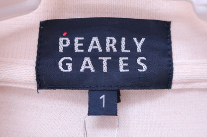 PEARLY GATES(パーリーゲイツ) 長袖ポロシャツ ベージュ レディース 1 B