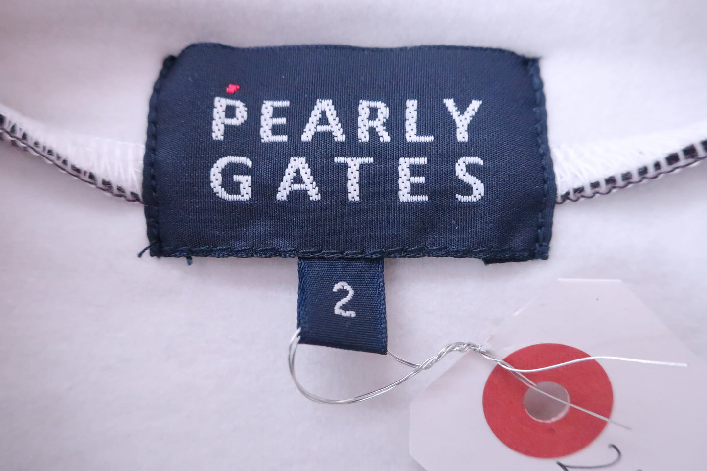 PEARLY GATES(パーリーゲイツ) ハーフジップシャツ 紫白 レディース 2 B