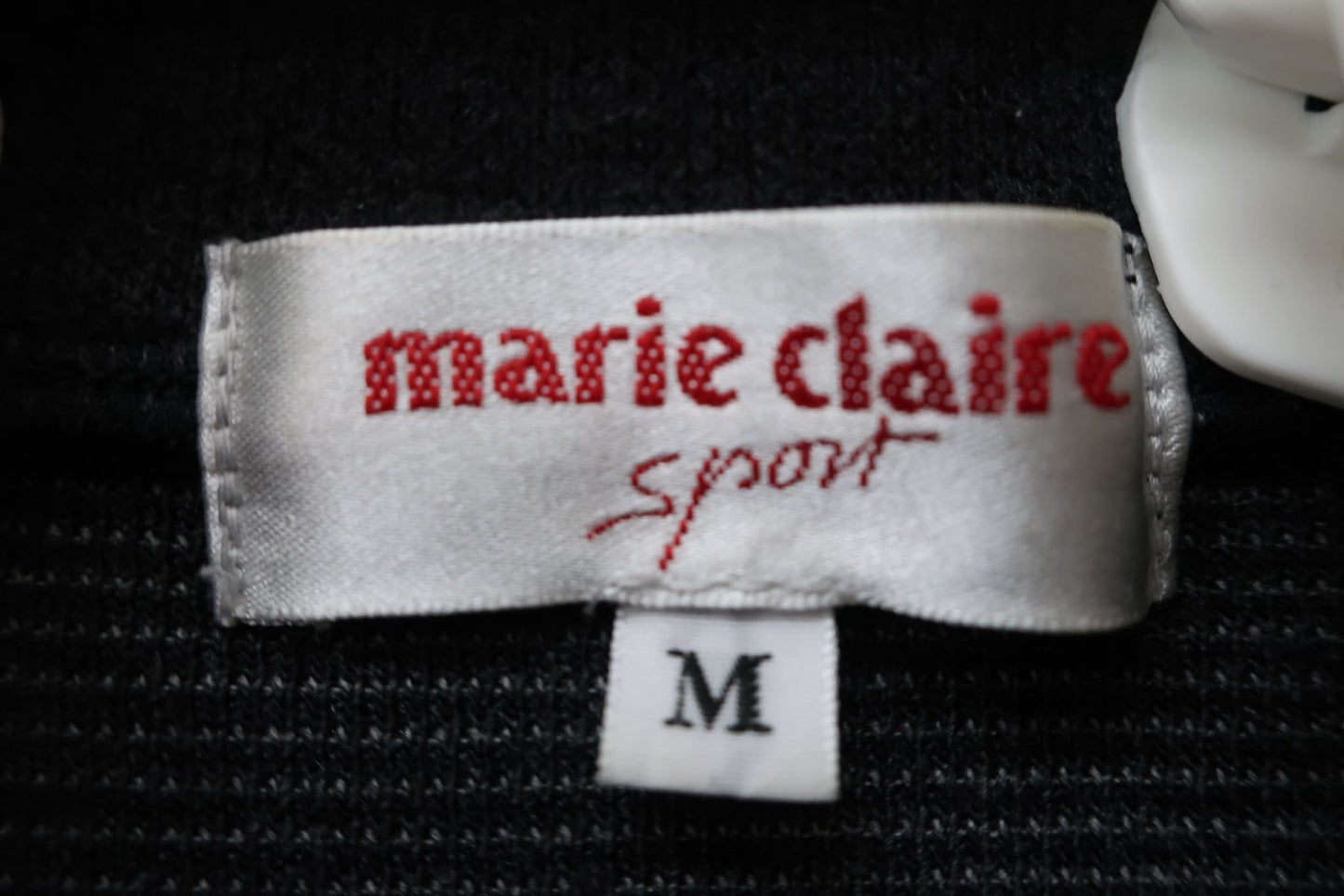 marie claire sport(マリ・クレール・スポーツ) ハーフジップシャツ グレー レディース M B