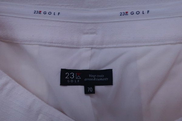 23区 GOLF(23区ゴルフ) ショートパンツ 白ピンク赤ボーダー レディース 70 B