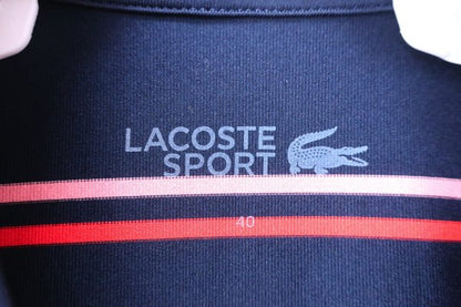 LACOSTE(ラコステ) ポロシャツ 紺ボーダー柄 レディース 40 A