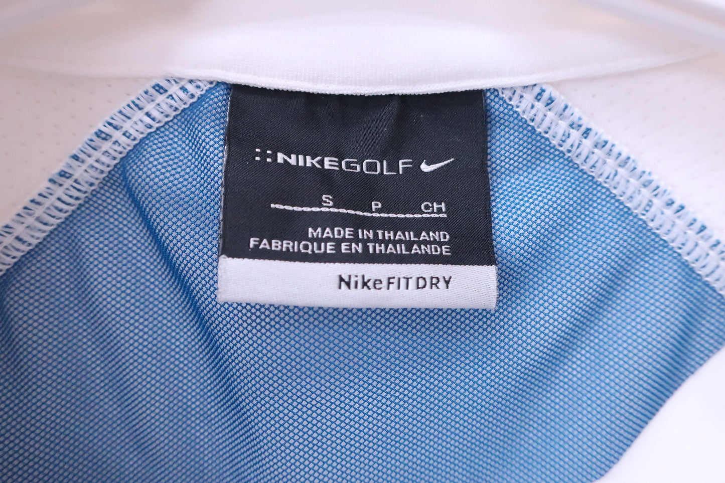 NIKE GOLF(ナイキゴルフ) ハーフジップシャツ 白 メンズ S/P A