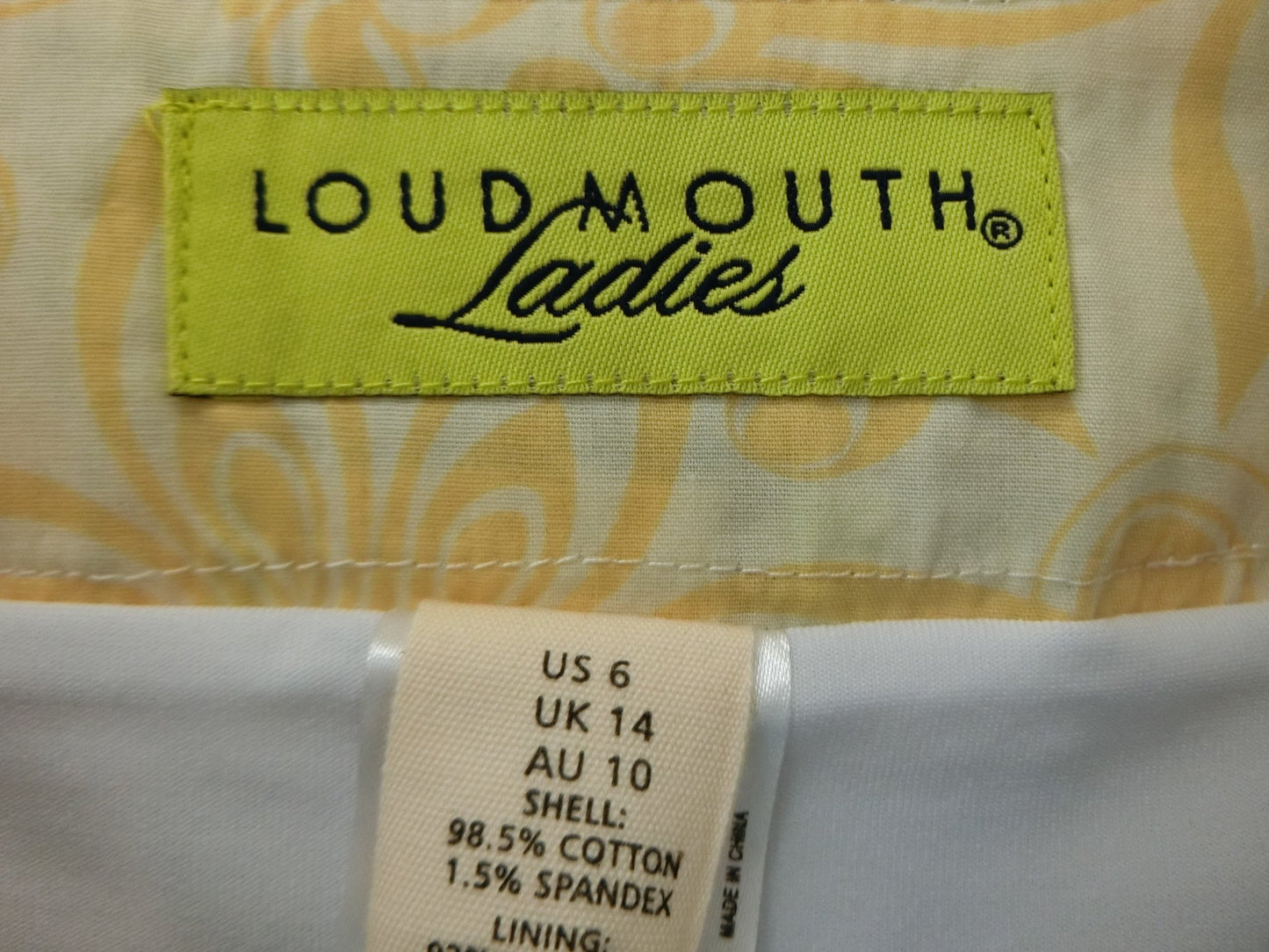 LOUDMOUTH(ラウドマウス) スカート 青白チェック柄 メンズ US6 N