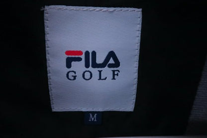 FILA GOLF(フィラゴルフ) 半袖ナイロンブルゾン 黒 レディース M A