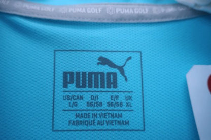 PUMA GOLF(プーマゴルフ) ポロシャツ 青 メンズ US L/G B