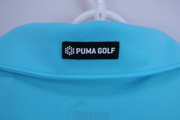 PUMA GOLF(プーマゴルフ) ポロシャツ 青 メンズ US L/G B