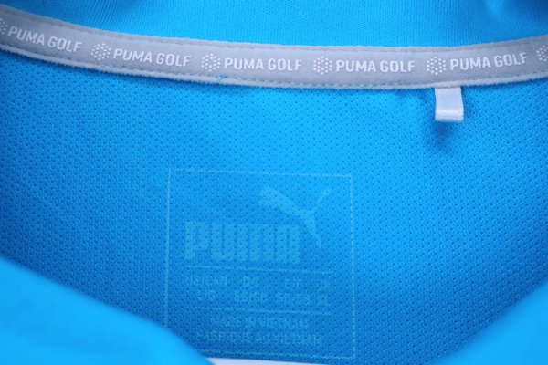 PUMA GOLF(プーマゴルフ) ポロシャツ 水色 メンズ US L/G B