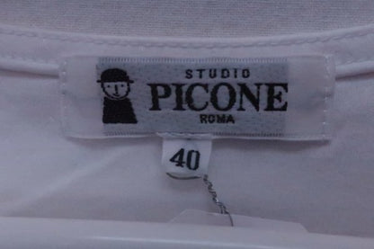 PICONE CLUB(ピコネクラブ) アンダーロングシャツ 白黒 レディース 40 B