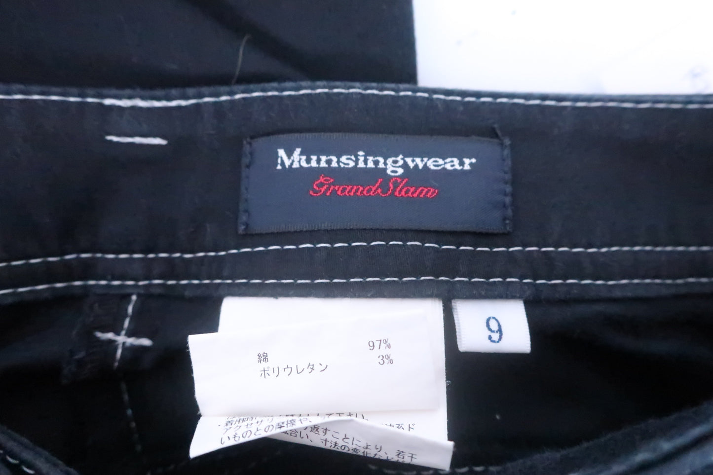 Munsingwear(マンシングウェア) パンツ 黒 レディース 9 B