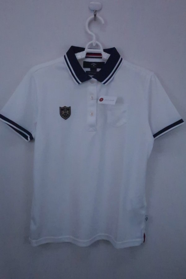 Callaway(キャロウェイ) ポロシャツ 白紺 レディース LL S