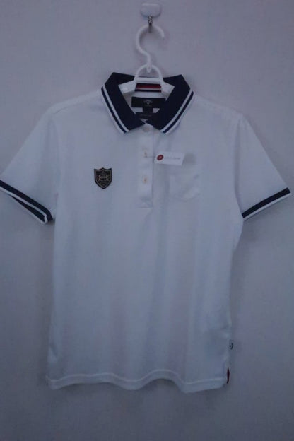 Callaway(キャロウェイ) ポロシャツ 白紺 レディース LL S