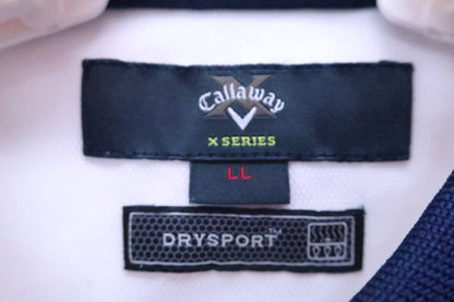 Callaway(キャロウェイ) ポロシャツ 白紺 レディース LL S