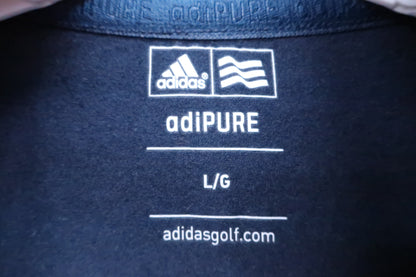 adidas(アディダス) ハーフジップシャツ 紺 レディース L/G B