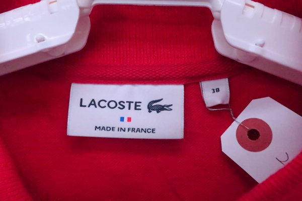 LACOSTE(ラコステ) ポロシャツ 赤 レディース 38 A