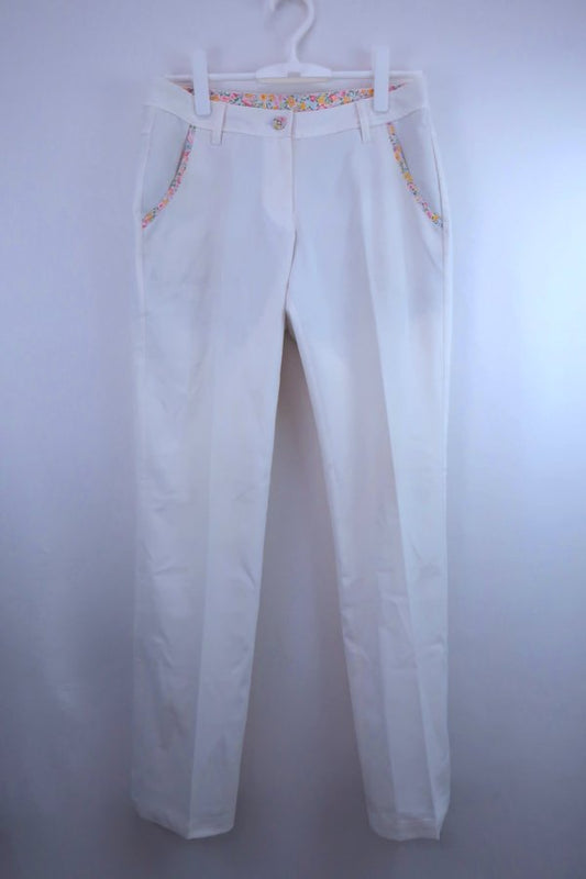 MIZUNO(ミズノ) パンツ 白 レディース 68 ゴルフウェア 2208-0026 中古