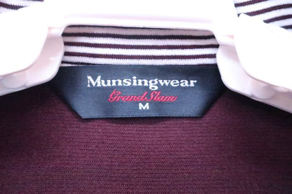 Munsingwear(マンシングウェア) ハーフジップシャツ 紫 レディース M B