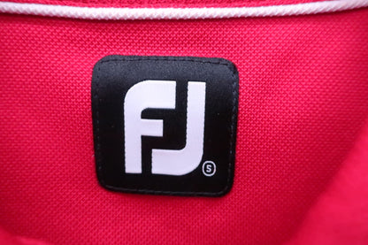 FOOTJOY(フットジョイ) ハーフジップシャツ 赤 メンズ S S