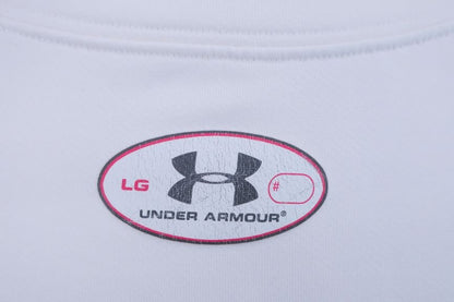 UNDER ARMOUR(アンダーアーマー) 長袖ハイネックシャツ 白 メンズ L/G B