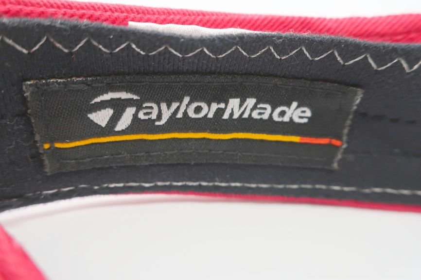 TaylorMade(テーラーメイド) サンバイザー 赤 メンズ フリーサイズ A