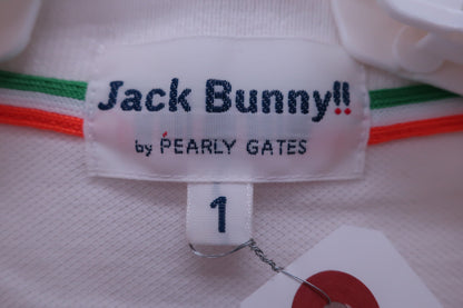 Jack Bunny(ジャックバニー) ポロシャツ 白 レディース 1 263-260814 B