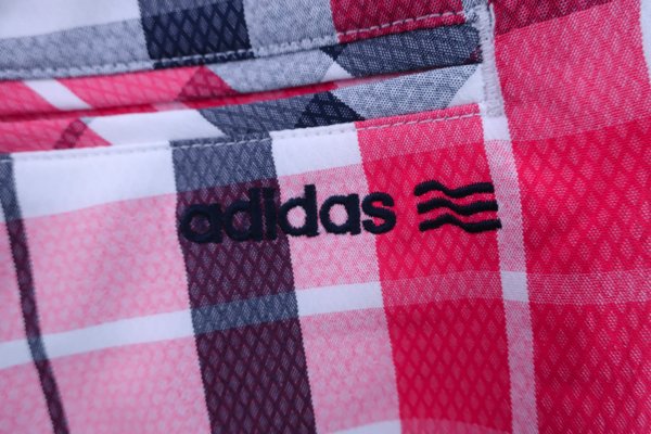 adidas(アディダス) ショートパンツ 赤チェック柄 レディース M/M A