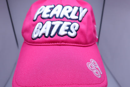 PEARLY GATES(パーリーゲイツ) キャップ ピンク レディース フリーサイズ A