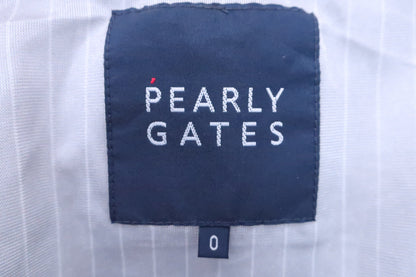 PEARLY GATES(パーリーゲイツ) ナイロンブルゾン 白紺 レディース 0 055-6220006 S